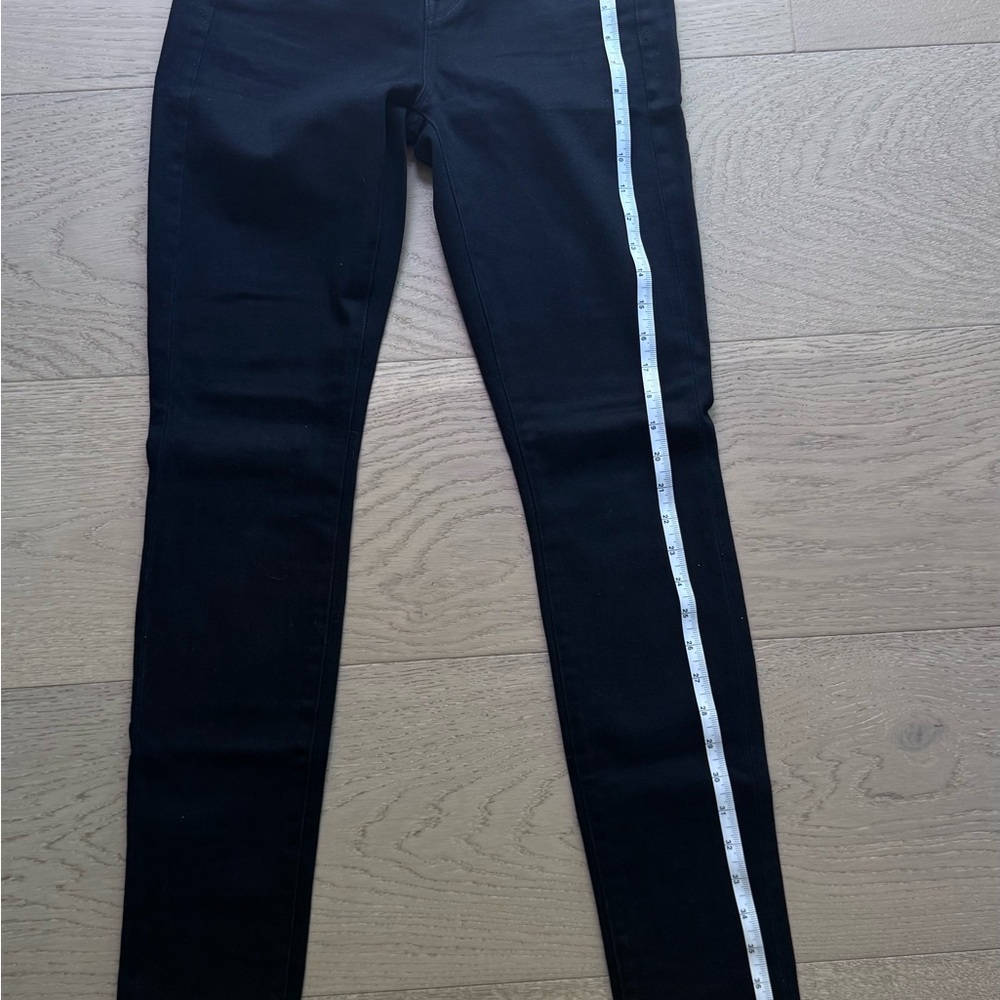 Vince Black Jeans with White Stripe